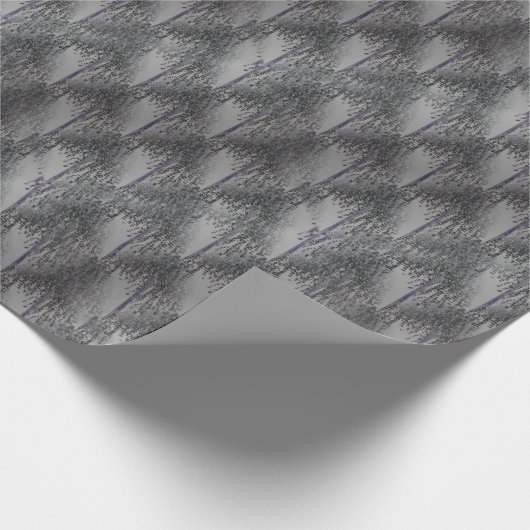 Papier Cadeau Motif Abstrait de l'arbre de floraison (Coin)