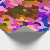 Papier Cadeau Motif Abstrait en mosaïque cristallisée (Coin)