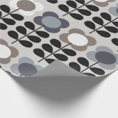 Papier Cadeau motif Abstrait fleuri sans couture. Style nordique (Coin)
