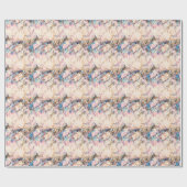 Papier Cadeau Motif Abstrait Fluid de marbre (Plat)