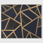Papier Cadeau Motif Abstrait géométrique (Plat)