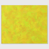 Papier Cadeau Motif Abstrait Jaune Orange Vert (Plat)