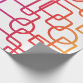 PAPIER CADEAU MOTIF ABSTRAIT MODERNE GÉOMÉTRIQUE (Coin)