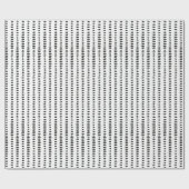 Papier Cadeau Motif Abstrait, noir et blanc (Plat)