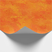 Papier Cadeau Motif Abstrait orange (Coin)