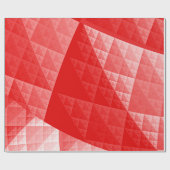 Papier Cadeau Motif abstrait rouge (Plat)