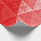 Papier Cadeau Motif abstrait rouge (Coin)