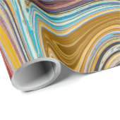 Papier Cadeau Motif abstrait sans couture (Coin rond)