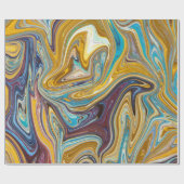 Papier Cadeau Motif abstrait sans couture (Plat)