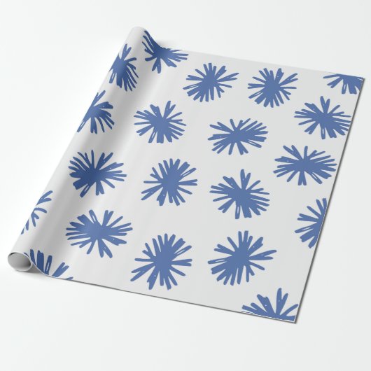 Papier Cadeau motif Abstrait sans soudure avec formes dessinées  (Déroulé)