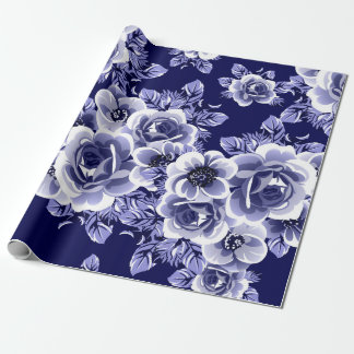 Papier Cadeau motif Abstrait sans soudure avec plantes, herbes e