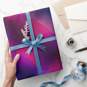 Papier Cadeau Motif Abstrait Sombre Fusion Violet Rose Dégradé