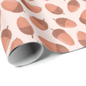 Papier Cadeau Motif Acorn (Coin rond)
