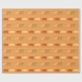 Papier Cadeau Motif africain (Plat)