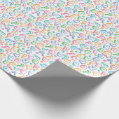 Papier Cadeau motif alphabet (Coin)