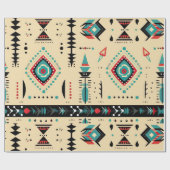Papier Cadeau Motif amérindien (Plat)