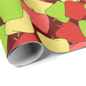 Papier Cadeau Motif Apple Jumble (Coin rond)