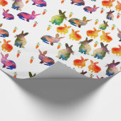 Papier Cadeau Motif aquarelle (Coin)