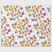 Papier Cadeau Motif aquarelle (Plat)