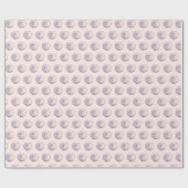 Papier Cadeau Motif aquarelle de donuts mignons (Plat)