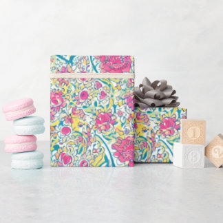 Papier Cadeau Motif arabe floral