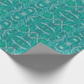 Papier Cadeau Motif arabesque bohémien (Coin)