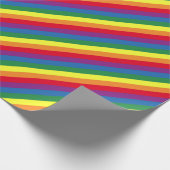 Papier Cadeau Motif arc-en-ciel diagonal (Coin)
