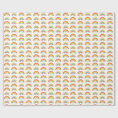 Papier Cadeau Motif arc-en-ciel mignon (Plat)