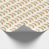 Papier Cadeau Motif arc-en-ciel mignon (Coin)