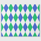 Papier Cadeau Motif Argyll Classique - Fête de Golf (Plat)