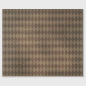 Papier Cadeau Motif arlequin cuivre (Plat)