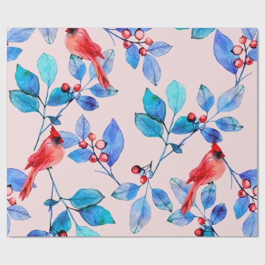 Papier Cadeau motif arrière - plan abstrait kaléidoscope rouge (Plat)