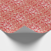 Papier Cadeau Motif arrière - plan Damask (Coin)