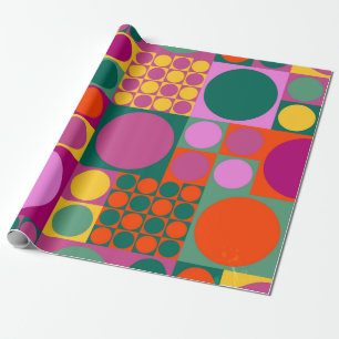 Papier Cadeau Motif arrière - plan géométrique abstrait, r