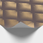Papier Cadeau Motif Art déco. Arrière - plan doré sans couture.  (Coin)