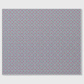 Papier Cadeau Motif art déco coloré. (Plat)