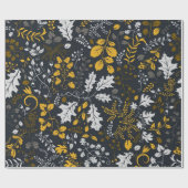 Papier Cadeau Motif automne (Plat)