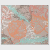 Papier Cadeau Motif automne (Plat)