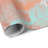 Papier Cadeau Motif automne (Coin rond)