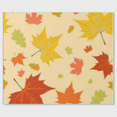 Papier Cadeau Motif automne (Plat)