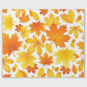 Papier Cadeau Motif automne (Plat)