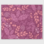 Papier Cadeau Motif automne (Plat)