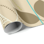 Papier Cadeau Motif automne (Coin rond)