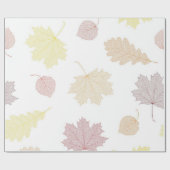 Papier Cadeau Motif automne (Plat)