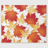 Papier Cadeau Motif automne (Plat)