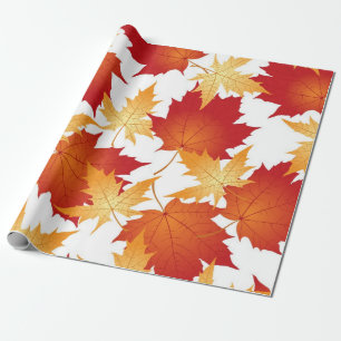 Papier Cadeau Motif automne