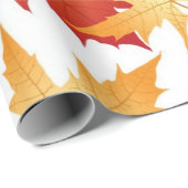 Papier Cadeau Motif automne (Coin rond)