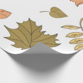 Papier Cadeau Motif automne (Coin)