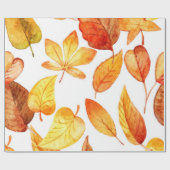 Papier Cadeau Motif automne (Plat)