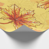 Papier Cadeau Motif automne (Coin)